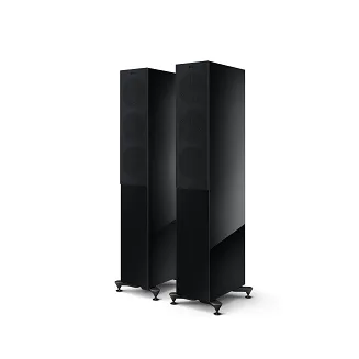 Kolumny podłogowe KEF R5 Meta (black gloss) - 2