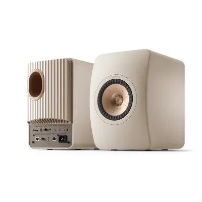 Kolumny podstawkowe KEF LS50 Wireless II (Sand Shell / Piaskowy)