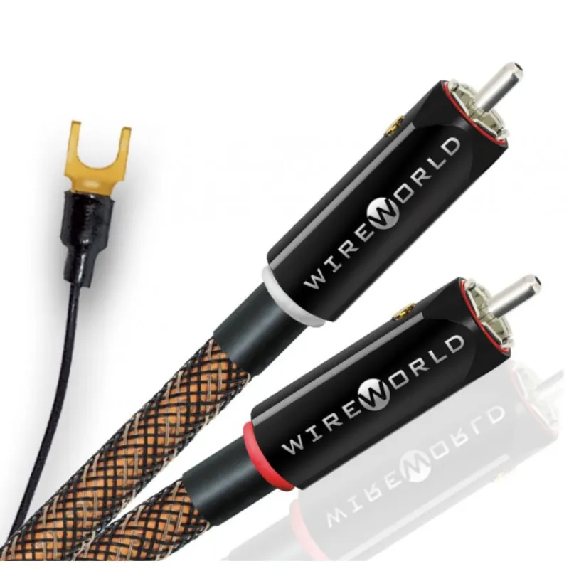 Przewód gramofonowy z uziemieniem WireWorld ECLIPSE 10 (ECI-G) RCA to RCA w/ GROUND