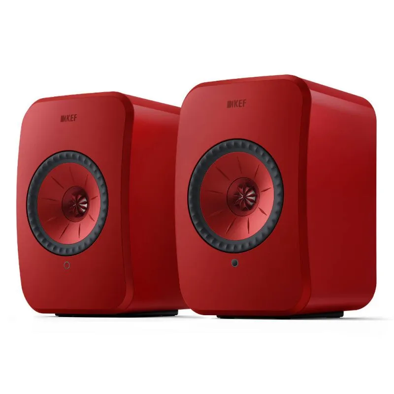 Kolumny podstawkowe KEF LSX II Wireless (Lava Red)
