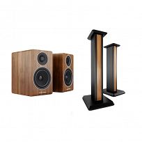 Acoustic Energy AE300 + stand (orzech)