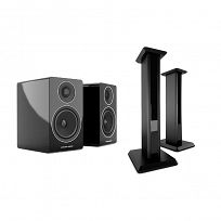 Acoustic Energy AE300 + stand (czarny połysk)