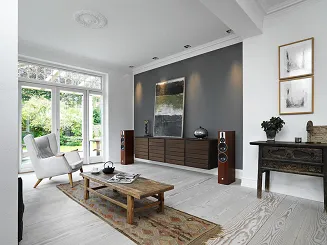 Kolumny podłogowe Dali Rubicon 6 (różany fornir) - 3