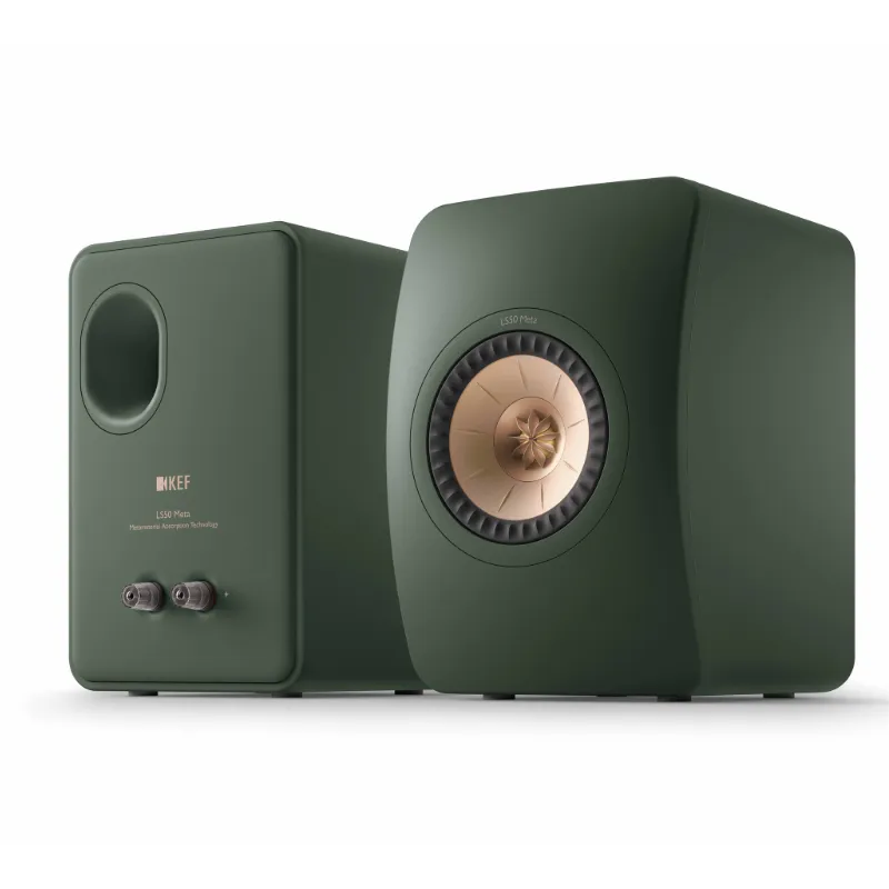 Kolumny podstawkowe KEF LS50 Meta (Moss Green / Mchowa zieleń)
