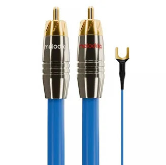 Interkonekt gramofonowy Melodika SBPH Sky Blue (RCA phono) - 2