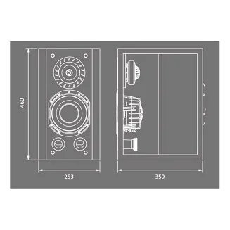 Kolumny podstawkowe Triangle Magellan Duetto (biały błyszczący) - 6