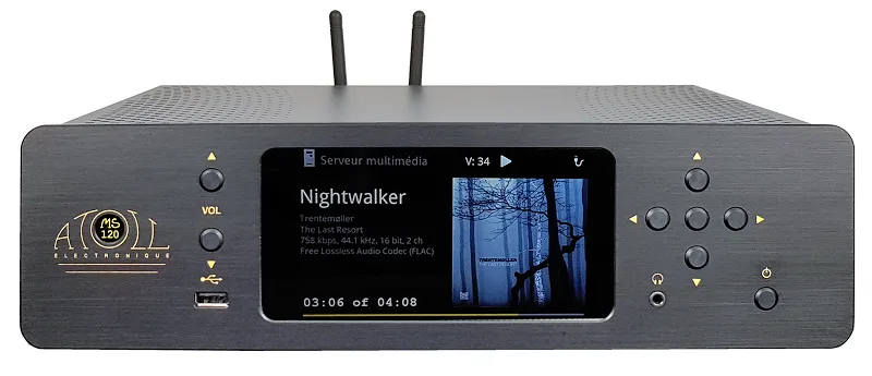 Odtwarzacz sieciowy Atoll MS120 (czarny)