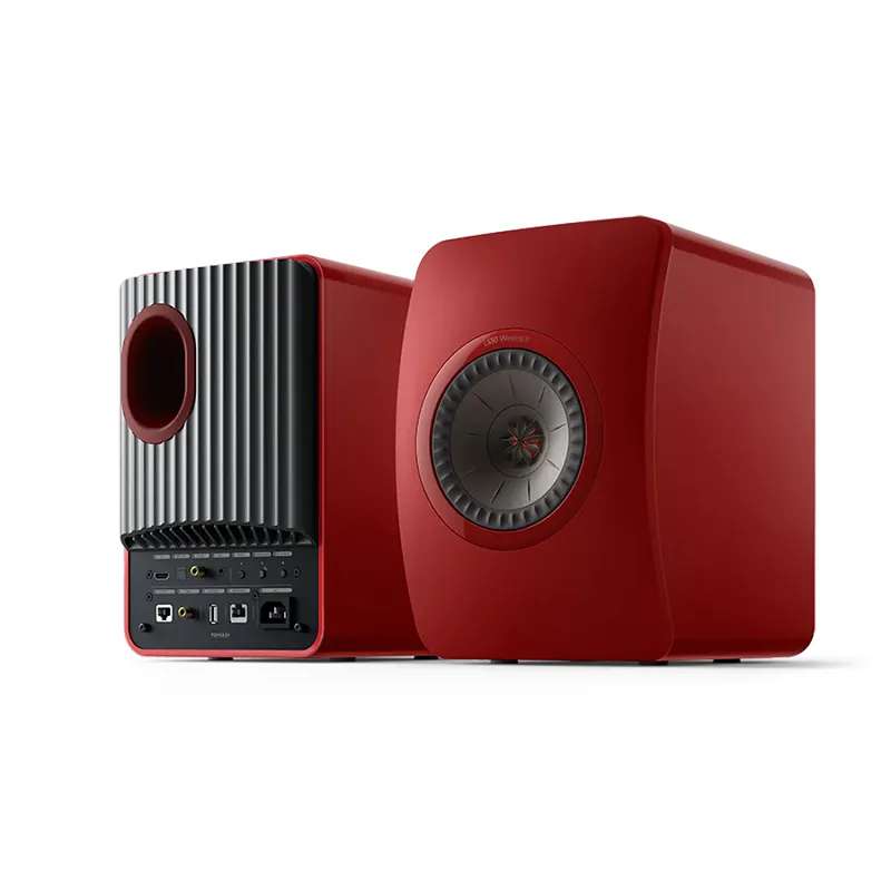 Kolumny podstawkowe KEF LS50 Wireless II (Crimson Red Special Edition / Czerwone)