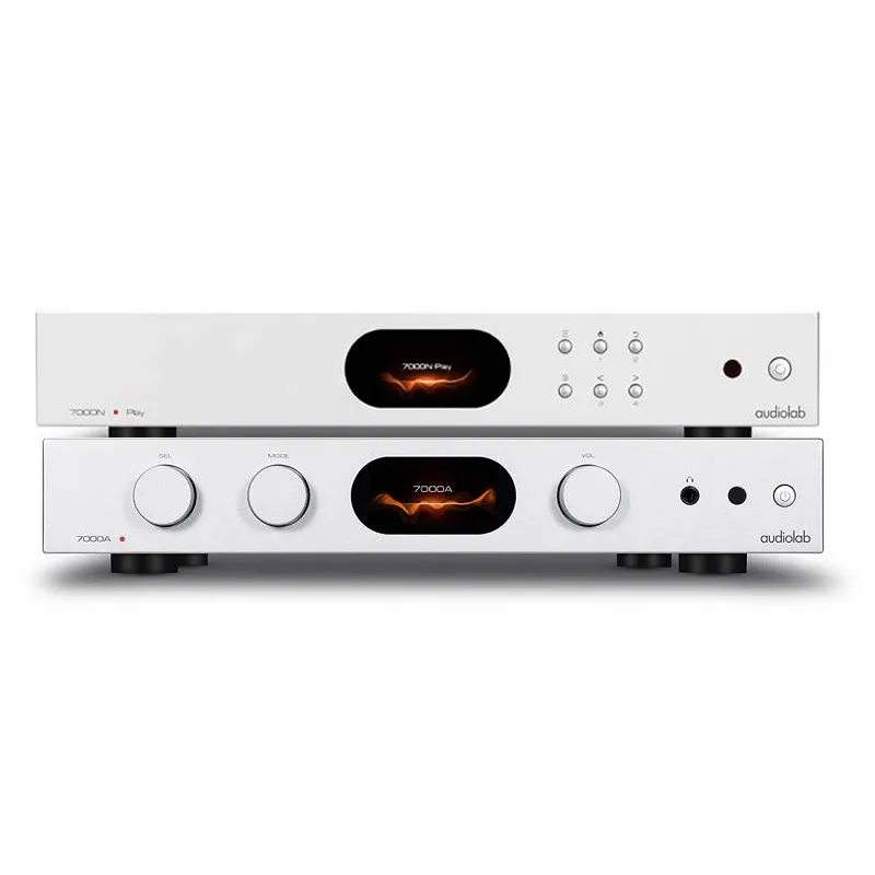 Audiolab 7000A + 7000N Play (srebrny)