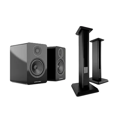 Acoustic Energy AE1 Active + stand (czarny połysk)
