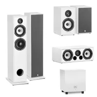 TRIANGLE TALES 340 + BR07 + BR02 + BRC01 ZESTAW 5.1 (biały)