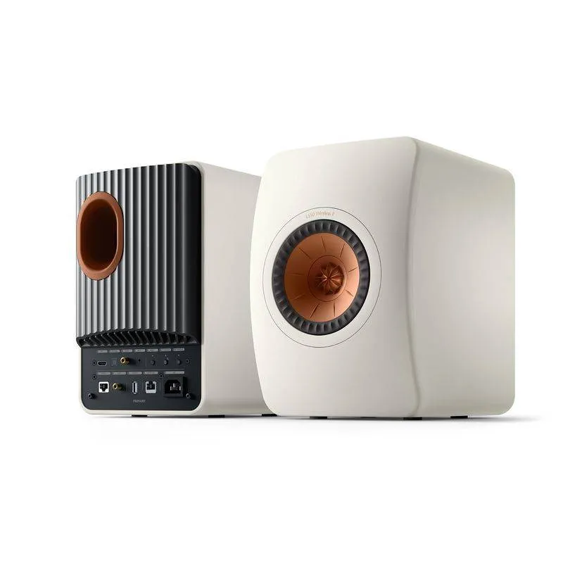 Kolumny podstawkowe KEF LS50 Wireless II (Biały)