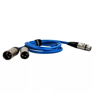 Interkonekt analogowy Melodika SB2X Sky Blue (XLR) - 3