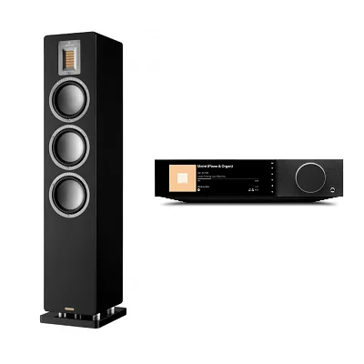 Zestaw kolumny Audiovector QR 5 SE + urządzenie AiO Cambridge Audio EVO 300