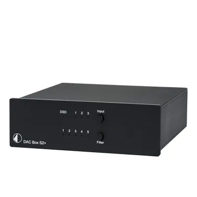 Przetwornik cyfrowo-analogowy Pro-Ject DAC Box S2+ (czarny)