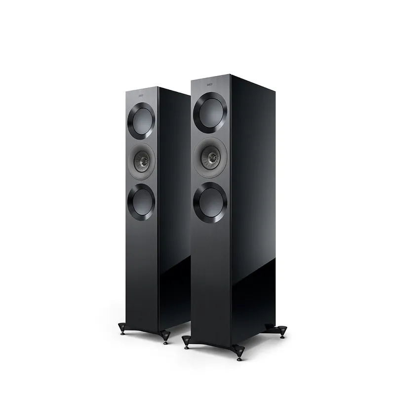 Kolumny podłogowe KEF Reference 3 Meta (High-Gloss Black/Grey)
