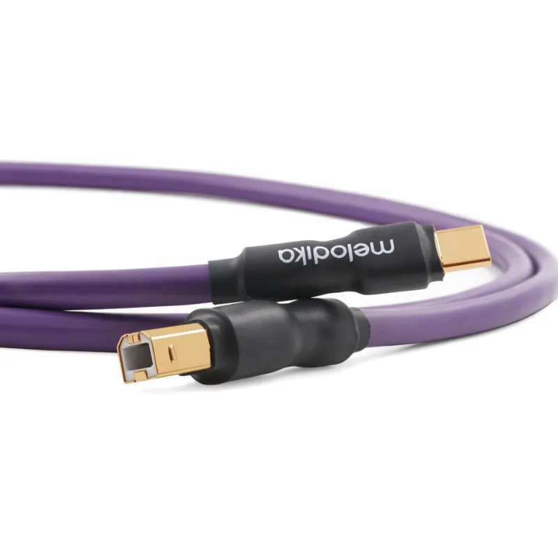 Przewód USB typu C-B Melodika MDUCB Purple Rain
