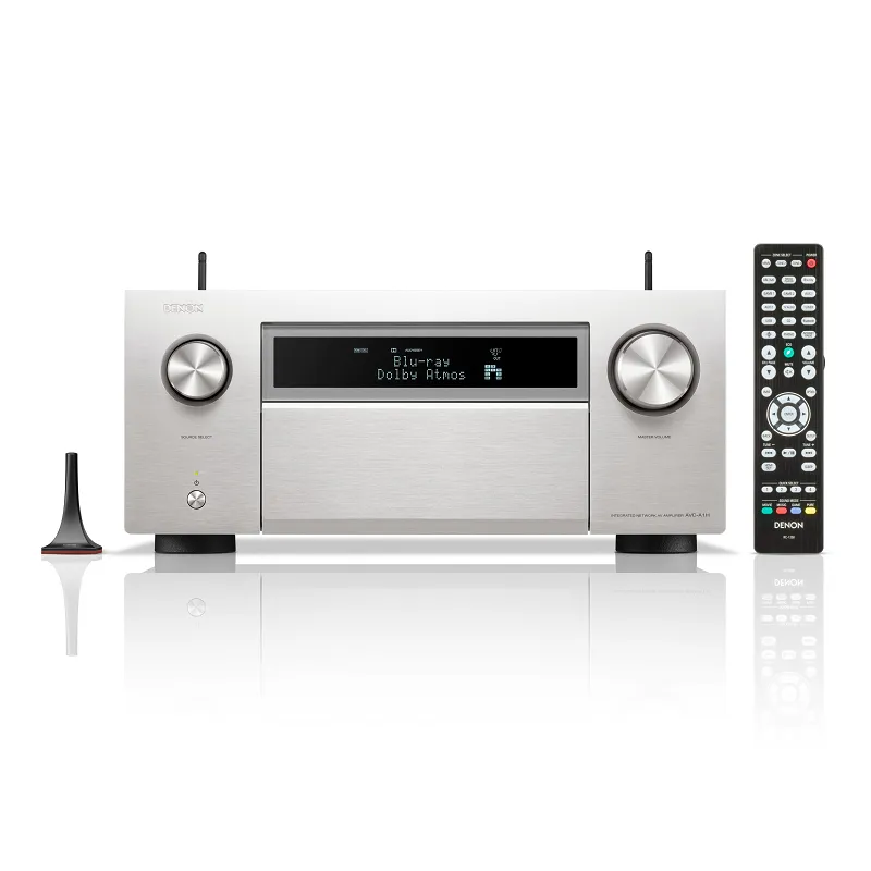 Amplituner kina domowego Denon AVC-A1H (srebrny)