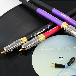 Kabel gramofonowy Tellurium Q Black II Turntable RCA - 4