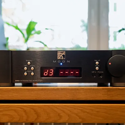 Wzmacniacz zintegrowany Moon 340i D3PX (czarny) – Outlet