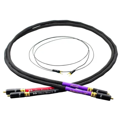 Kabel gramofonowy Tellurium Q Ultra Black II Turntable RCA
