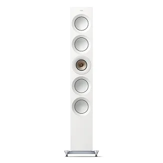 Kolumny podłogowe KEF Reference 5 Meta (High-Gloss White/Champagne) - 2