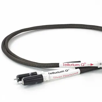 Interkonekt RCA Tellurium Q Silver Diamond RCA - 2