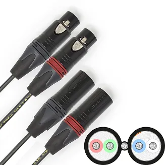 Interkonekt gramofonowy XLR Van den Hul D - 502 Hybrid - 2