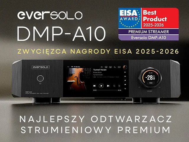 EverSolo DMP-A10 i EverSolo PLAY z prestiżową nagrodą EISA 2025–2026