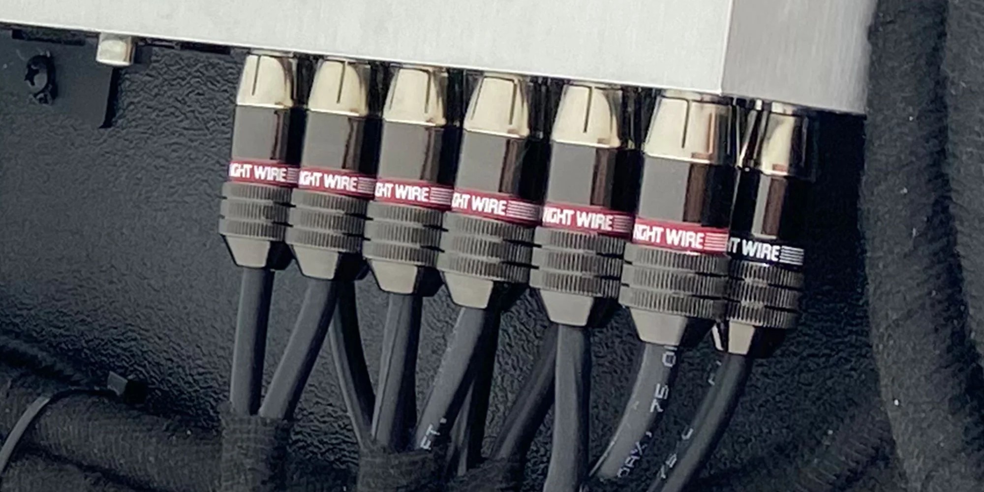 Wtyk RCA Straight Wire Push Prong RCA Plug Wtyk RCA Straight Wire Push Prong RCA Plug