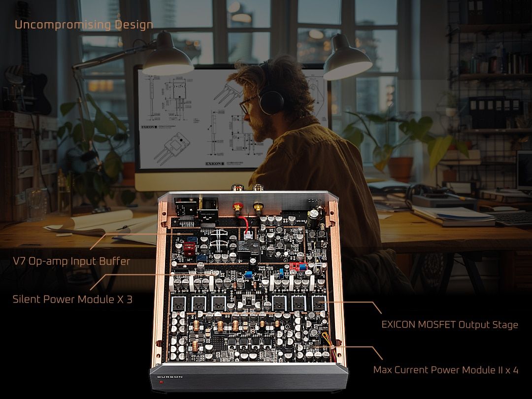 Burson Timekeeper Voyager monobloki 2 x 200 W 