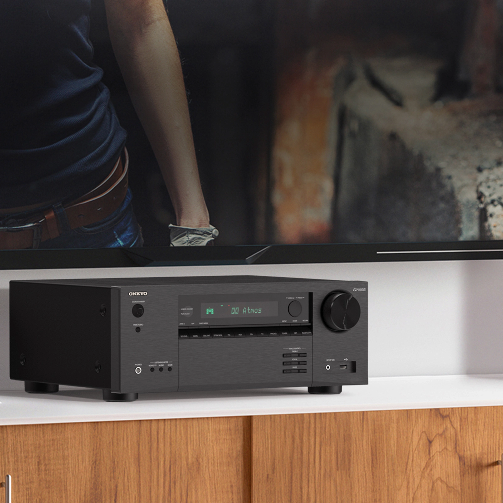 ONKYO TX-NR6050 to nowoczesny amplituner 7.2 z HDMI 2.1, obsługą 8K, Dolby Atmos i DTS:X. Zbuduj swoje kino domowe z dźwiękiem i obrazem nowej generacji.