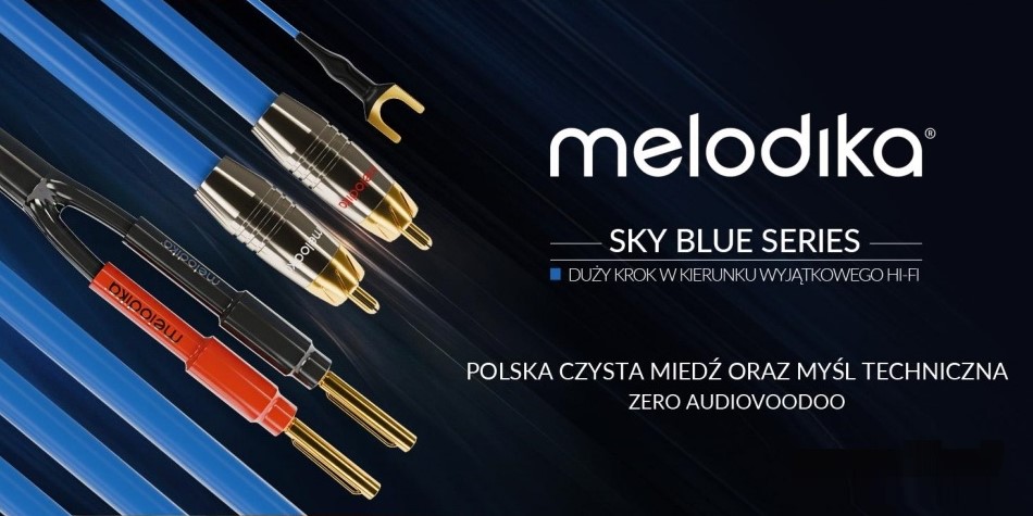 Interkonekt analogowy Melodika SB2X Sky Blue (2x XLR - 2x XLR) Interkonekt analogowy Melodika SB2X Sky Blue (2x XLR - 2x XLR)