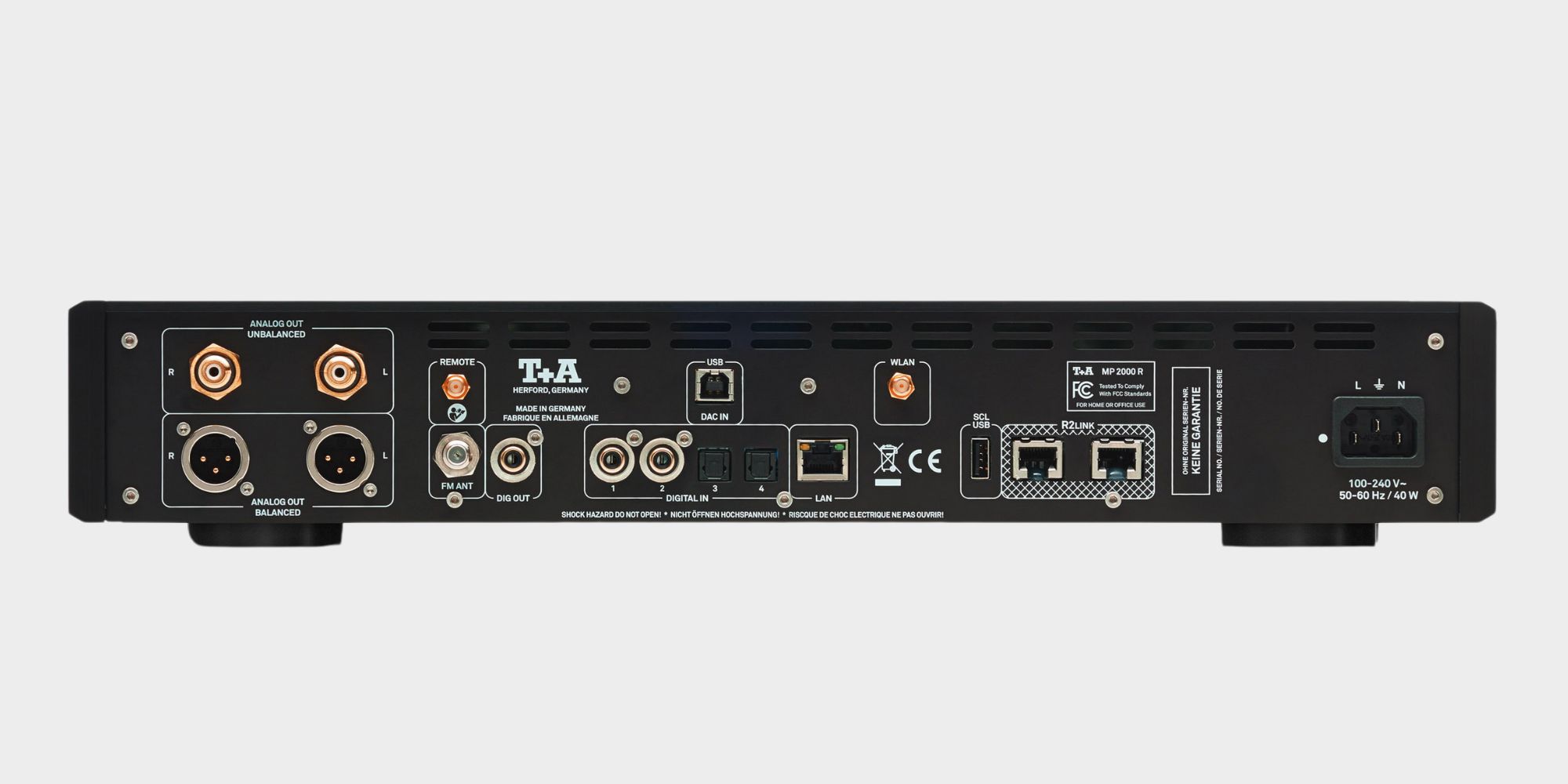 Odtwarzacz wieloformatowy T+A MP 2000 R G3